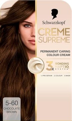 Schwarzkopf Schwarzkopf Creme Supreme 5-60 Chocolate Brown Permanent Hair Dye