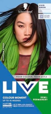Schwarzkopf Schwarzkopf Live Colour Moment 024 Vivid Green Semi-Permanent Hair Dye