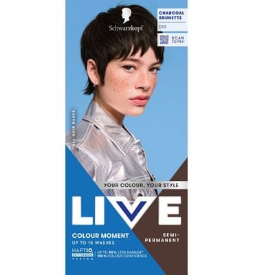 Schwarzkopf Schwarzkopf Live Colour Moment 10 Charcoal Brunette Semi-Permanent Hair Dye