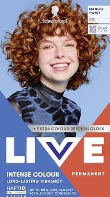 Schwarzkopf Schwarzkopf Live Intense Colour 030 Mango Twist Permanent Hair Dye