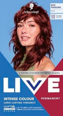 Schwarzkopf Schwarzkopf Live Intense Colour 043 Red Passion Permanent Hair Dye