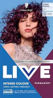 Schwarzkopf Schwarzkopf Live Intense Colour 046 Cyber Purple Permanent Hair Dye