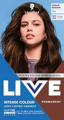 Schwarzkopf Schwarzkopf Live Intense Colour 088 Urban Brown Permanent Hair Dye