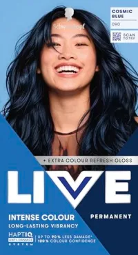 Schwarzkopf Schwarzkopf Live Intense Colour 090 Cosmic Blue Permanent Hair Dye