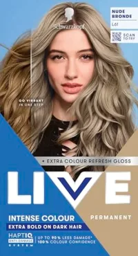 Schwarzkopf Schwarzkopf Live Intense Colour L61 Nude Bronde Permanent Hair Dye