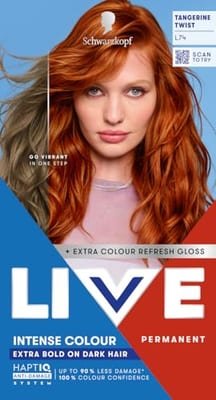 Schwarzkopf Schwarzkopf Live Intense Colour L74 Tangerine Twist Permanent Hair Dye