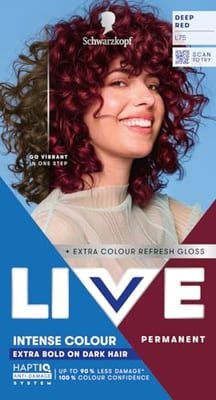 Schwarzkopf Schwarzkopf Live Intense Colour L75 Deep Red Permanent Hair Dye