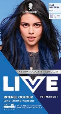 Schwarzkopf Schwarzkopf Live Intense Colour U67 Blue Mercury Permanent Hair Dye