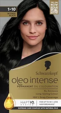 Schwarzkopf Schwarzkopf Oleo Intense Permanent Oil Colouration 1-10 Black Hair Dye