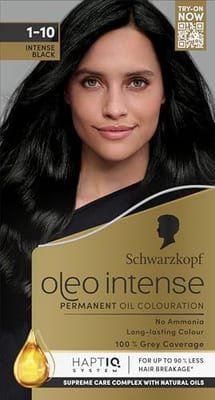 Schwarzkopf Schwarzkopf Oleo Intense Permanent Oil Colouration 1-10 Black Hair Dye