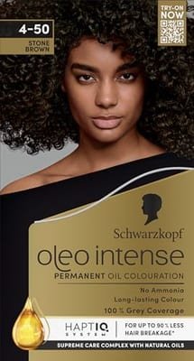 Schwarzkopf Schwarzkopf Oleo Intense Permanent Oil Colouration 4-50 Stone Brown Hair Dye