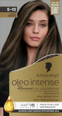 Schwarzkopf Schwarzkopf Oleo Intense Permanent Oil Colouration 5-10 Light Brown Hair Dye
