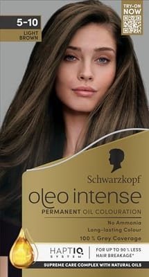 Schwarzkopf Schwarzkopf Oleo Intense Permanent Oil Colouration 5-10 Light Brown Hair Dye