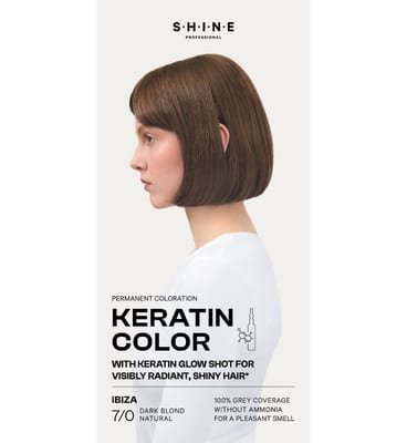 Shine Shine Professional Permanent Hair Dye Dark Blond Natural Ibiza