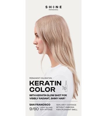 Shine Shine Professional Permanent Hair Dye Light Blond Ash-Intense San Francisco