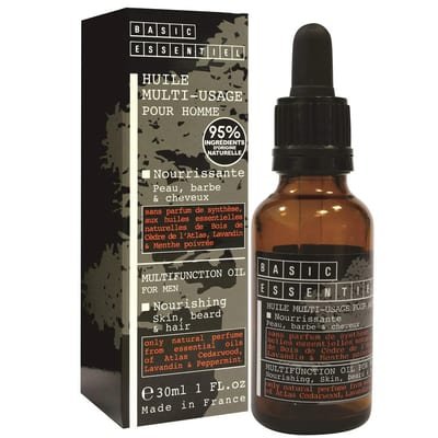 Basic Essentiel Bare Essentiels Multifunction For Men Nourishing Skin Beard & Hair Oil 30ml
