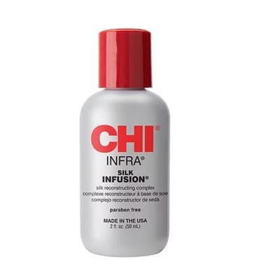 CHI CHI Silk Infusion, Leave-In Hair Serum for Dry Damaged Hair, Pre-Styling Hair Oil for Repair, Strengthening & Moisturizing, Anti Frizz Hair Products for All Hair Types, BPA & Paraben-Free,