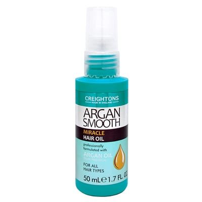 Creightons Creightons Argan Silk Intense Hydration Miracle Hair Oil (50ml) - Infused with Argan Oil which is rich in Antioxidants. Suitable for all hair types.