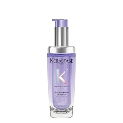 Kerastase Kerastase Kérastase Blond Absolu Hair Oil Huile Cicagloss Refillable Bottle, For Blonde Or Lightened With Hyaluronic Acid 75ml