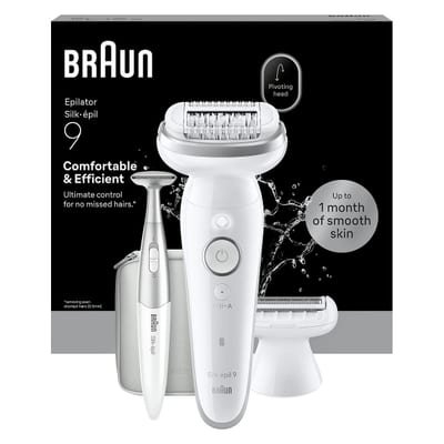Braun Braun Silk-Épil 9 Epilator For Easy Hair Removal Lasting Smooth Skin 9-241