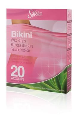 Silkia Silkia Aloe Vera Bikini Wax Strips 20 Pieces