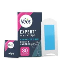 Veet Veet Expert Cold Wax Strips Bikini And Underarm Sensitive 30S
