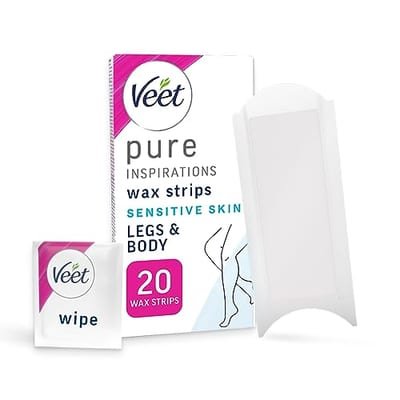 Veet Veet Pure Cold Wax Strips Legs & Body For Sensitive Skin