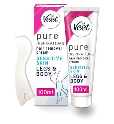 Veet Veet Pure Hair Removal Cream Legs & Body Sensitive - 100ml