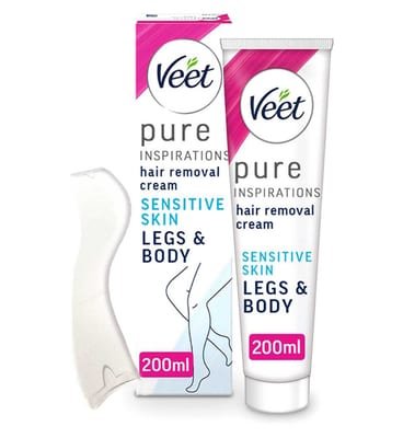 Veet Veet Pure Hair Removal Cream Legs & Body Sensitive -200 ml, 200ml