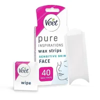 Veet Veet Pure Inspirations Wax Strips For Face Sensitive Skin - 40S