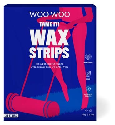 Woowoo Woowoo Tame It Bikini Wax Strips With Damask Rose Oil - 20