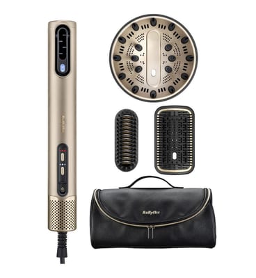 Babyliss Babyliss Air Wand Gold Limited Edition 3-In-1 Hair Dryer Straightener & Styler With Beauty Bag