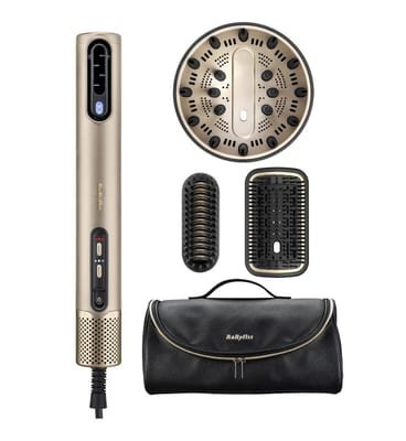 Babyliss Babyliss Air Wand Gold Limited Edition 3-In-1 Hair Dryer Straightener & Styler With Beauty Bag
