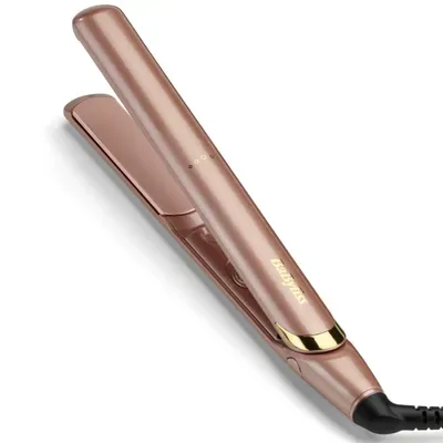 BaByliss Rose Gold Hair Straighteners - Ceramic Plates for Smooth Styling