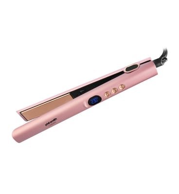 Carmen Carmen X Phil Smith Hair Straightener With Led Display Pink And Rose Gold