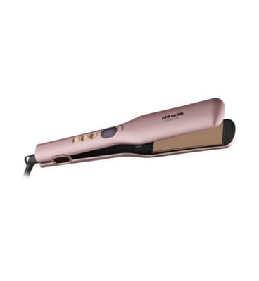 Carmen Carmen X Phil Smith Wide Plate Led Display Straightener Pink And Rose Gold
