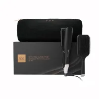GHD GHD Chronos Max Best Wide Plate Hair Straightener Festive Gift Set In Black
