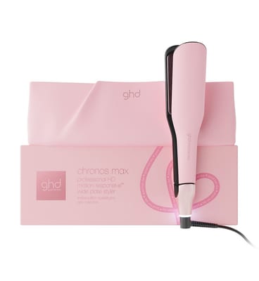 GHD GHD Chronos Max Wide Plate Limited Edition Hair Straightener In Dusted Pink