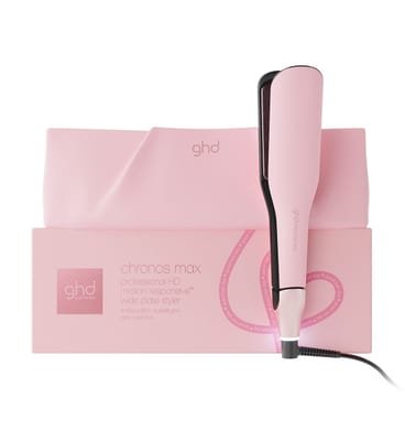 GHD GHD Chronos Max Wide Plate Limited Edition Hair Straightener In Dusted Pink