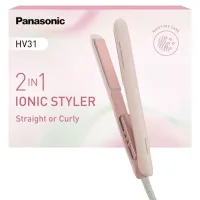 Panasonic Panasonic Strawberry Pink Ion Conditioning Hair Straightener Ceramic Plates Eh-Hv31