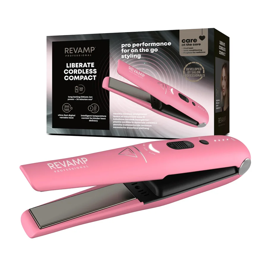 REVAMP REVAMP Liberate Cordless Compact Ceramic Hair Straightener - Cordless Hair Straighteners