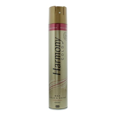 harmony Harmony Gold Max Hold Shine Argan Oil Hairspray 400ml