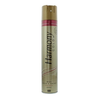 harmony Harmony Gold Max Hold Shine Argan Oil Hairspray 400ml