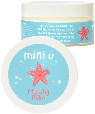 Mini-U Mini-U Mini U Styling Balm Kids - Watermelon Scented Vegan Balm with Jojoba Oil - Easy to Style & Wash Toddlers & Kids Hair Styling Products