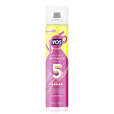 VO5 VO5 Invisible Ultimate Hold Hairspray 400ml - 5
