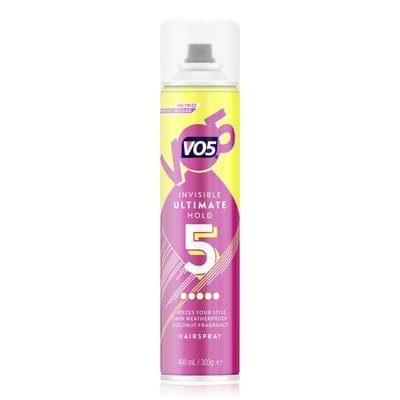 VO5 VO5 Invisible Ultimate Hold Hairspray 400ml - 5