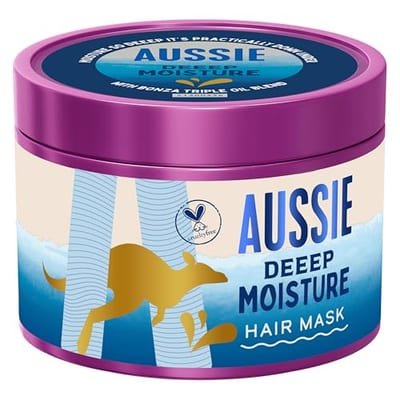 Aussie Aussie Deeep Moisture Hair Mask 500Ml. Rehydrates, Nourishes & Deeply Conditions Dry Br/>