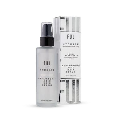 FUL FUL Hyaluronic Acid Hair Serum 50Ml – Anti-Frizz Spray For Dry, Curly & Damaged
