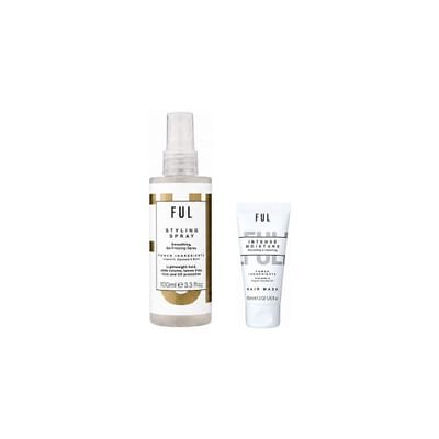 FUL FUL Styling Spray And Intense Moisture Hair Mask Bundle