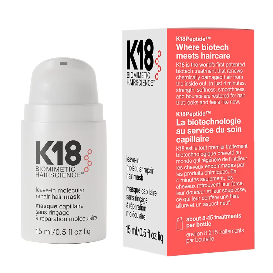 K18 K18 Leave-In Molecular Repair Hair Mask 15ml
